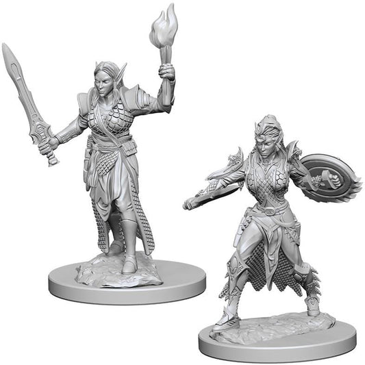 Pathfinder Unpainted Minis - Elf Female Fighter ( 72599 )