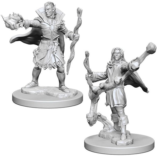 Pathfinder Unpainted Minis - Elf Male Sorcerer ( 72605 )