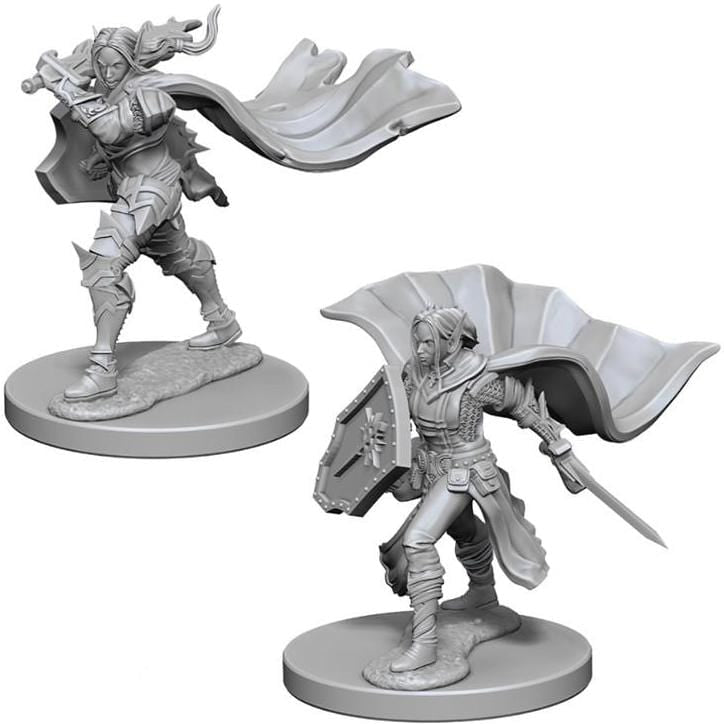 Pathfinder Unpainted Minis - Elf Female Paladin ( 72609 )