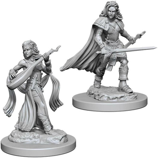 Pathfinder Unpainted Minis - Human Female Bard ( 72610 )