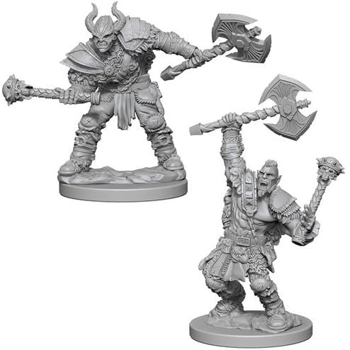 Pathfinder Unpainted Minis - Half-Orc Male Barbarian ( 72613 )