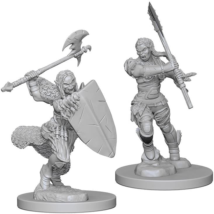 Pathfinder Unpainted Minis - Half-Orc Female Barbarian ( 72614 )