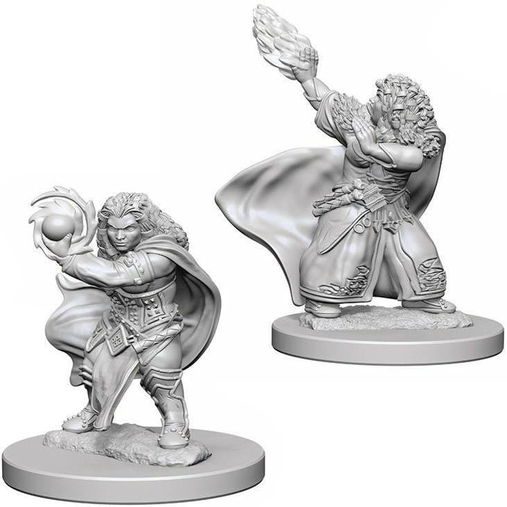 D&D Unpainted Minis - Dwarf Female Wizard ( 72621 )