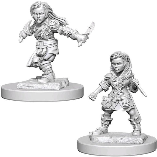 D&D Unpainted Minis - Halfling Female Rogue ( 72627 )