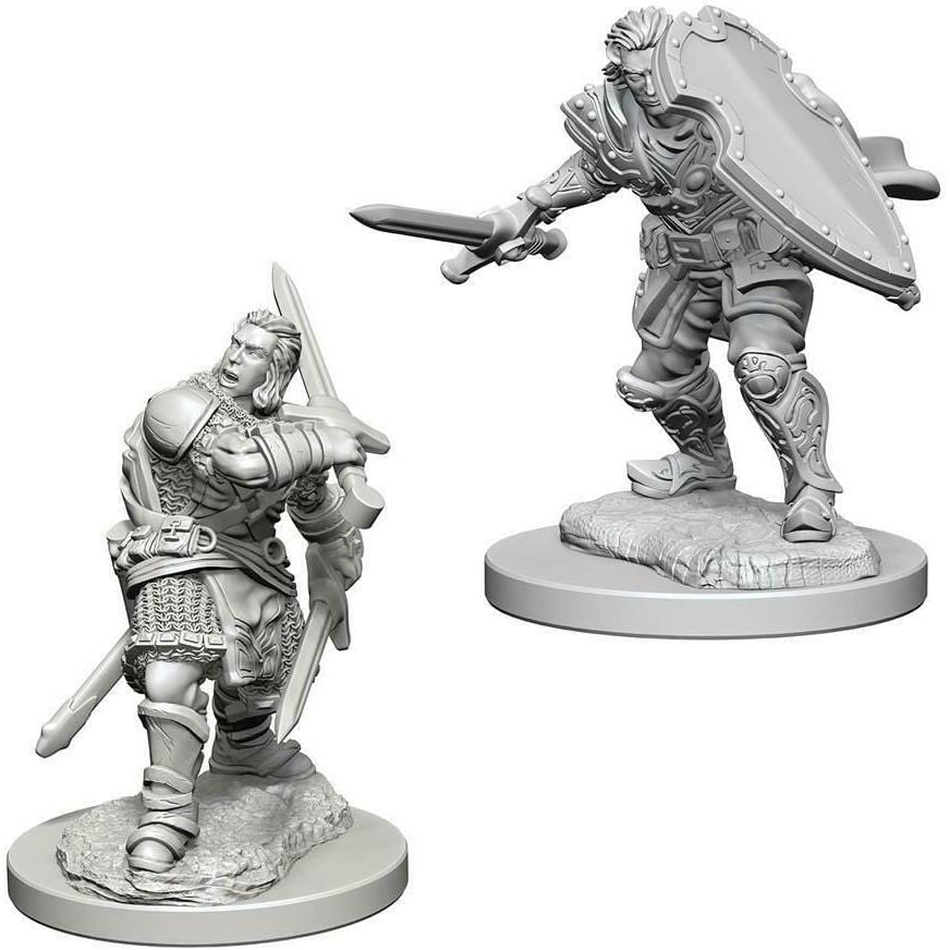 D&D Unpainted Minis - Human Male Paladin ( 72629 )