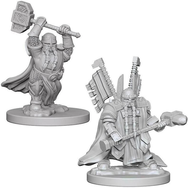 D&D Unpainted Minis - Dwarf Male Paladin ( 72630 )