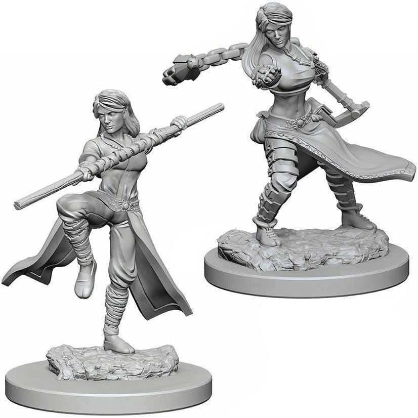 D&D Unpainted Minis - Human Female Monk ( 72634 )