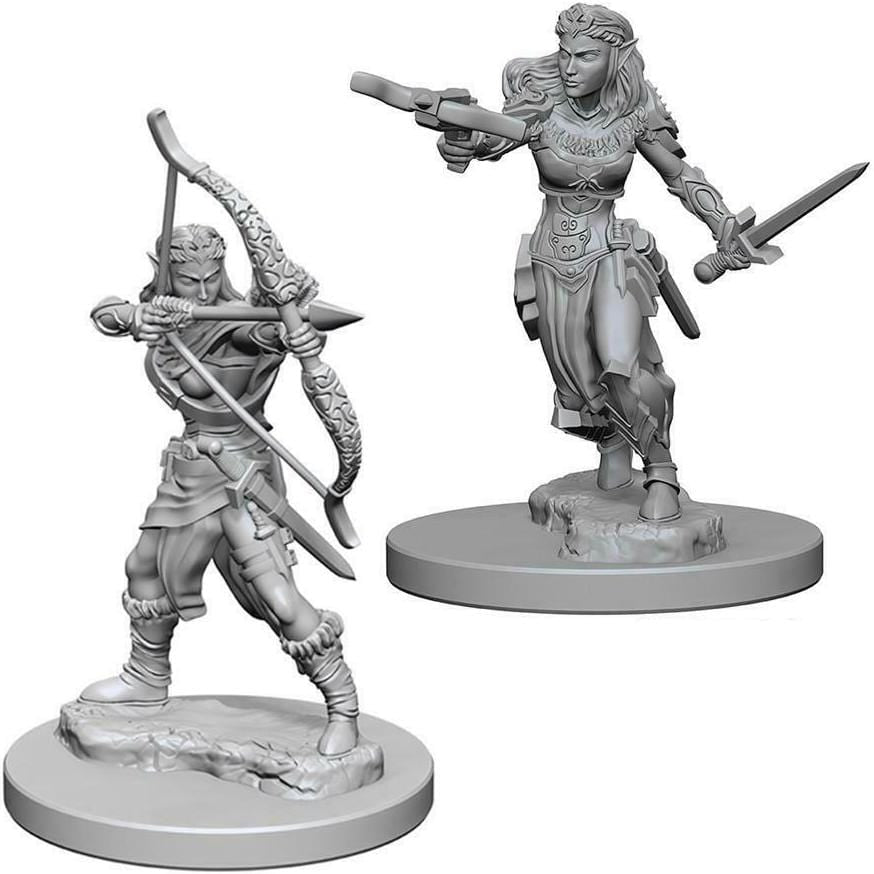 D&D Unpainted Minis - Elf Female Ranger ( 72638 )