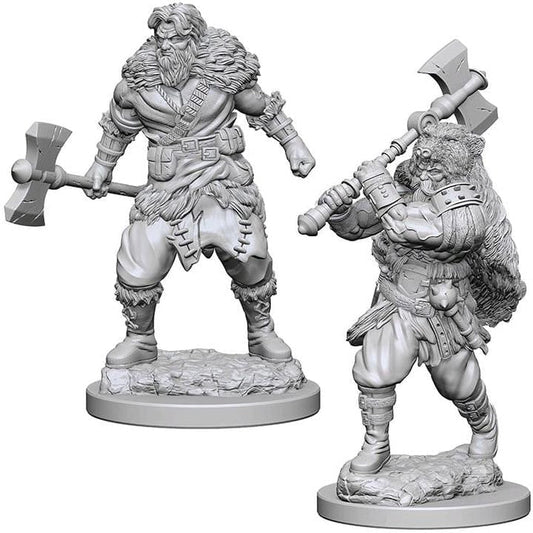 D&D Unpainted Minis - Human Male Barbarian ( 72643 )