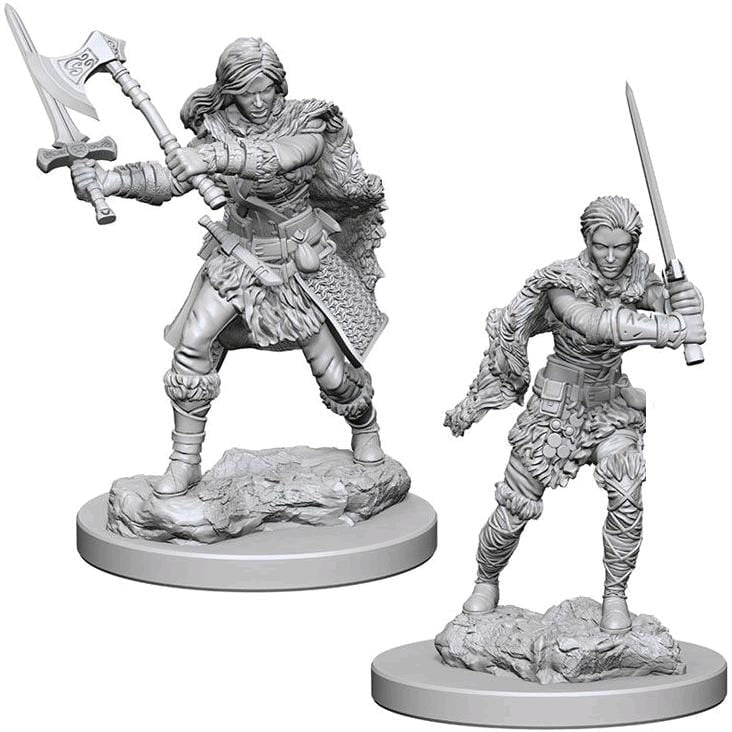 D&D Unpainted Minis - Human Female Barbarian ( 72644 )