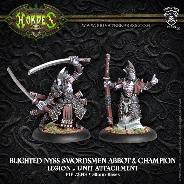 Blighted Nyss Swordsman Abbot & Champion - pip73043