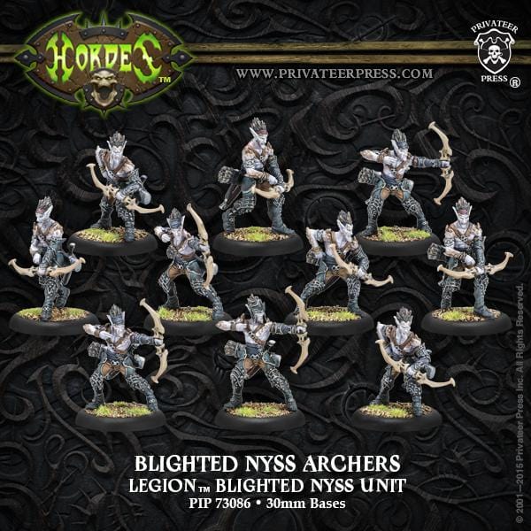 Blighted Nyss Archers / Swordsmen (Plastic) - pip73086