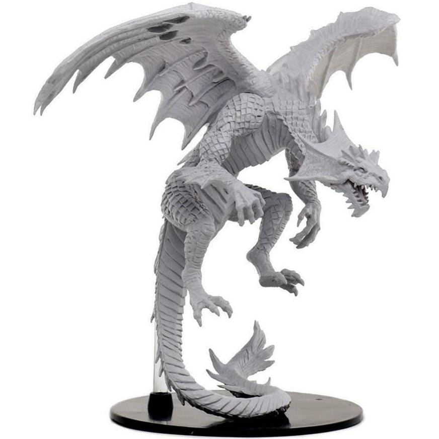 Pathfinder Unpainted Minis - Gargantuan White Dragon ( 73145 )