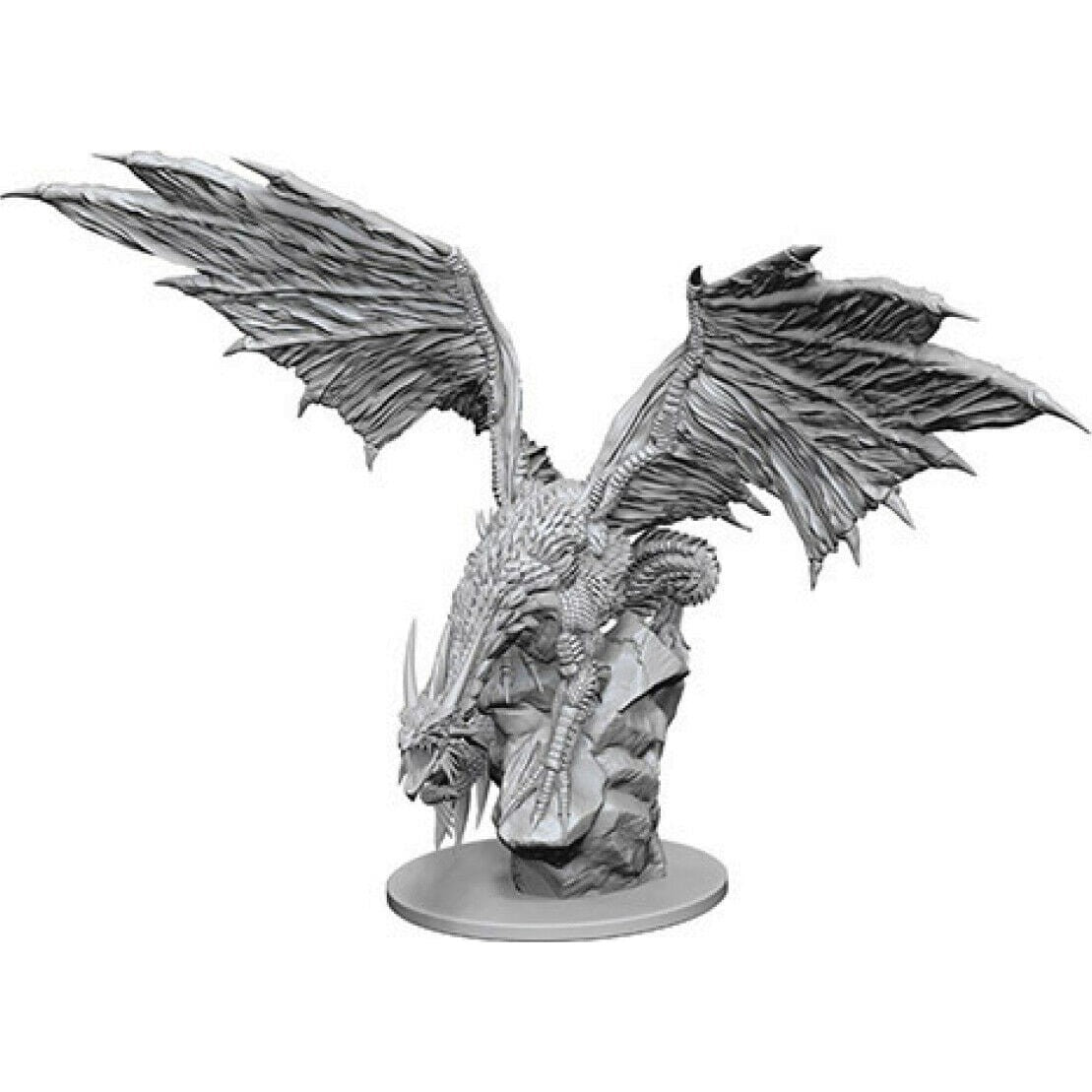 Pathfinder Unpainted Minis - Silver Dragon ( 73186 )