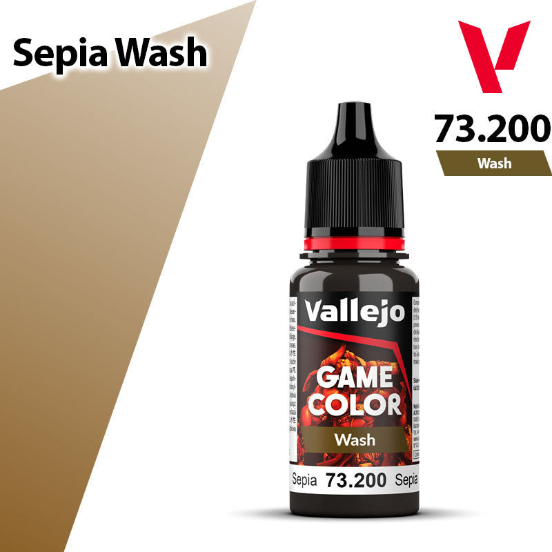 Vallejo Game Color - Wash Sepia - Val73200 (87)