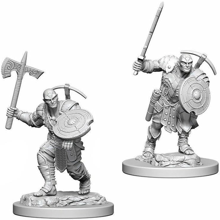 D&D Unpainted Minis - Earth Genasi Male Fighter ( 73203 )