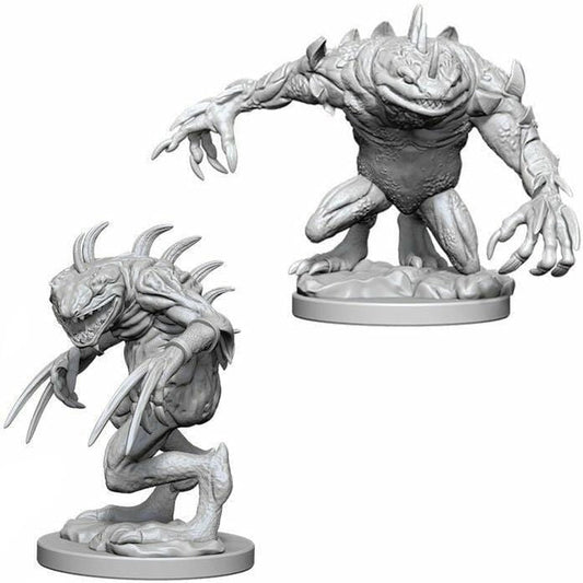 D&D Unpainted Minis - Grey Slaad & Death Slaad ( 73353 )