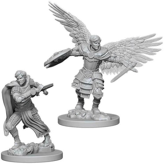 D&D Unpainted Minis - Aasimar Male Fighter ( 73380 )