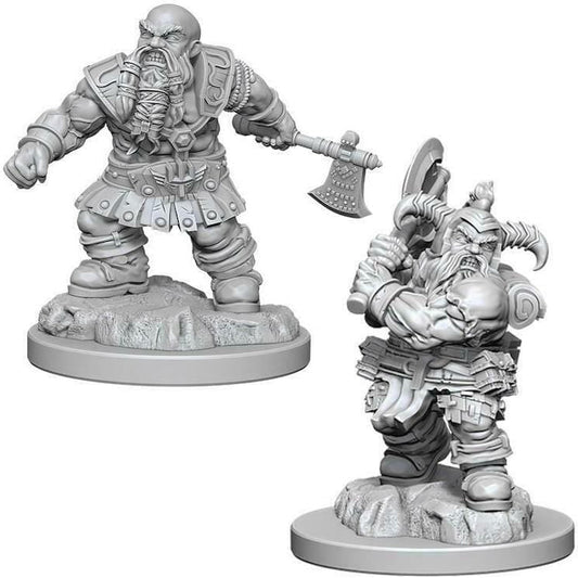 D&D Unpainted Minis - Dwarf Male Barbarian ( 73391 )