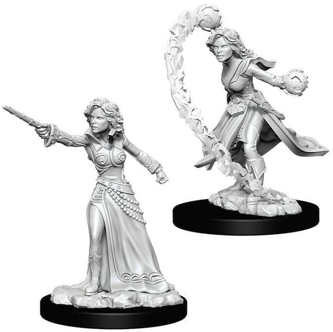 Pathfinder Unpainted Minis - Human Female Wizard ( 73412 )