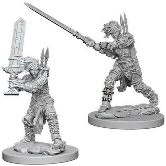 Pathfinder Unpainted Minis - Human Female Barbarian ( 73414 )