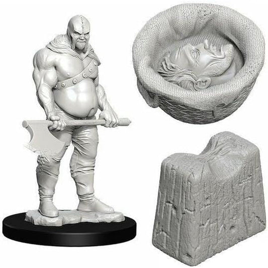 Wizkids Unpainted Minis - Executioner & Chop Block ( 73420 )