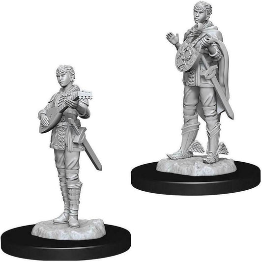 D&D Unpainted Minis - Half-Elf Female Bard ( 73538 )