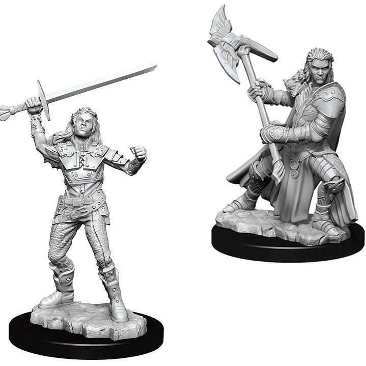 D&D Unpainted Minis - Half-Orc Female Fighter ( 73542 )