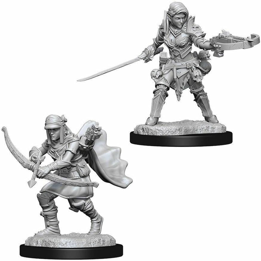 Pathfinder Unpainted Minis - Half-Elf Female Ranger ( 73545 )