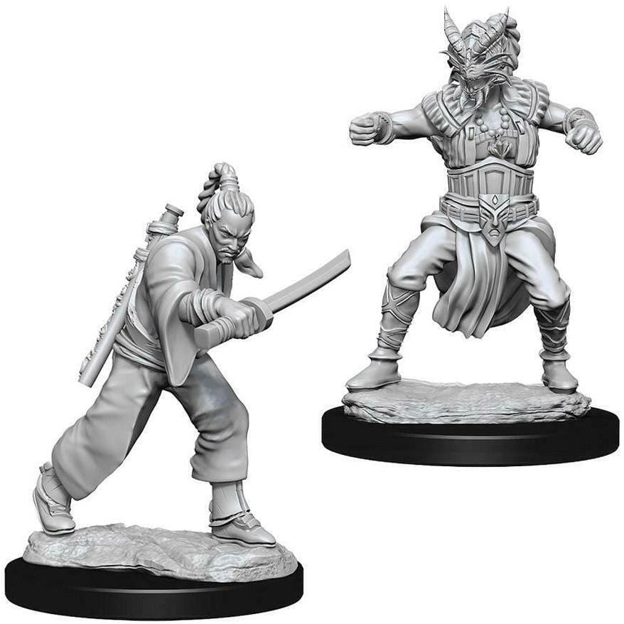 D&D Unpainted Minis - Human Male Monk ( 73670 )