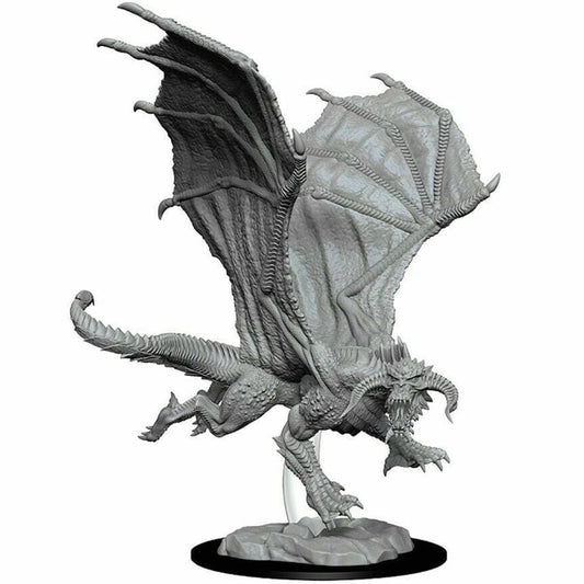 D&D Unpainted Minis - Young Black Dragon ( 73682 )