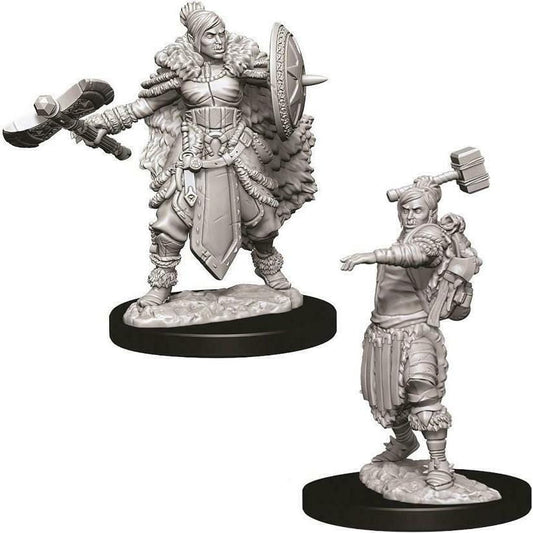 D&D Unpainted Minis - Half-Orc Female Barbarian ( 73703 )