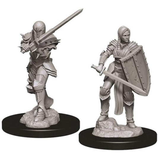 D&D Unpainted Minis - Human Female FIghters ( 73705 )