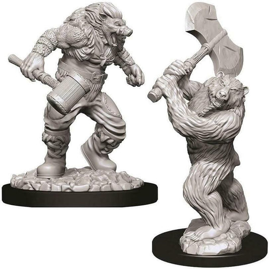 D&D Unpainted Minis - Wereboar & Werebear ( 73715 )