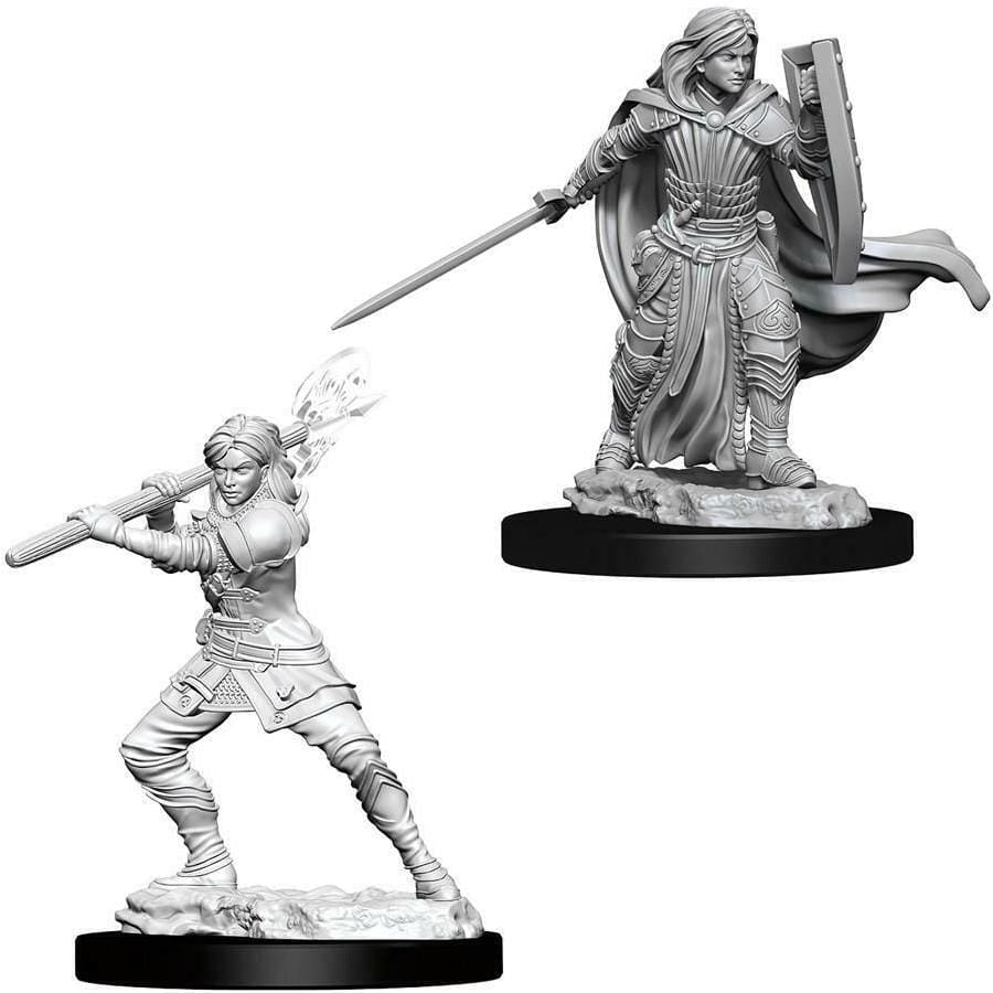 D&D Unpainted Minis - Human Female Paladin ( 73830 )