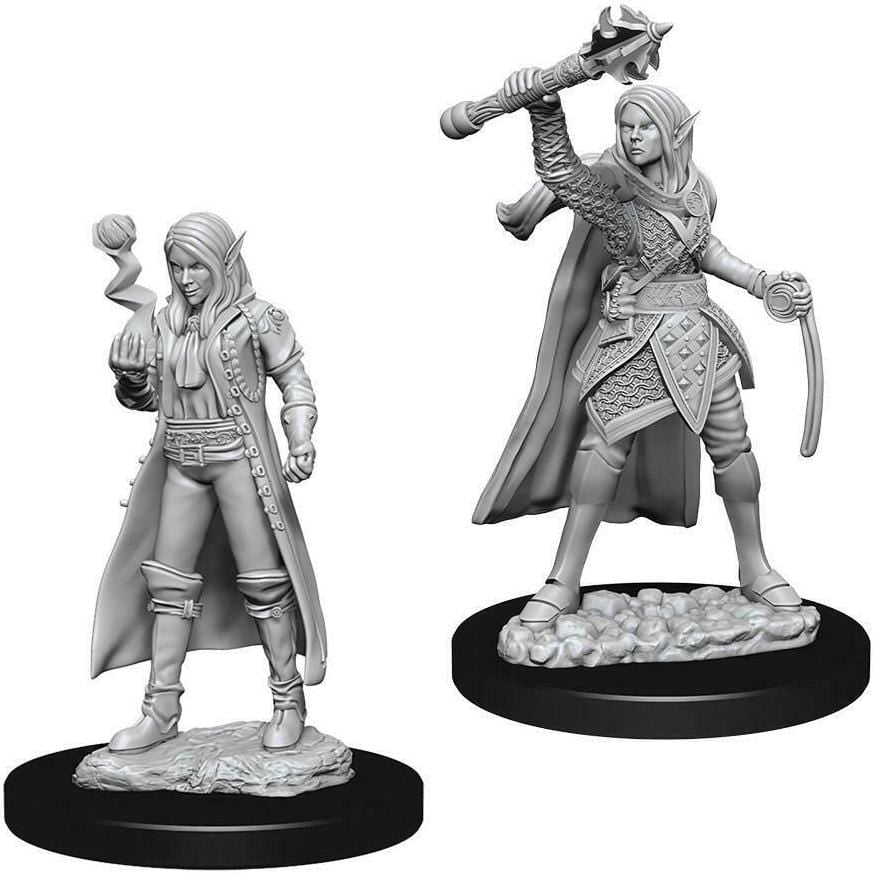 D&D Unpainted Minis - Elf Female Cleric ( 73835 )