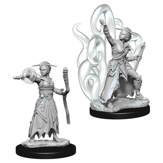 D&D Unpainted Minis - Human Female Warlock ( 73837 )