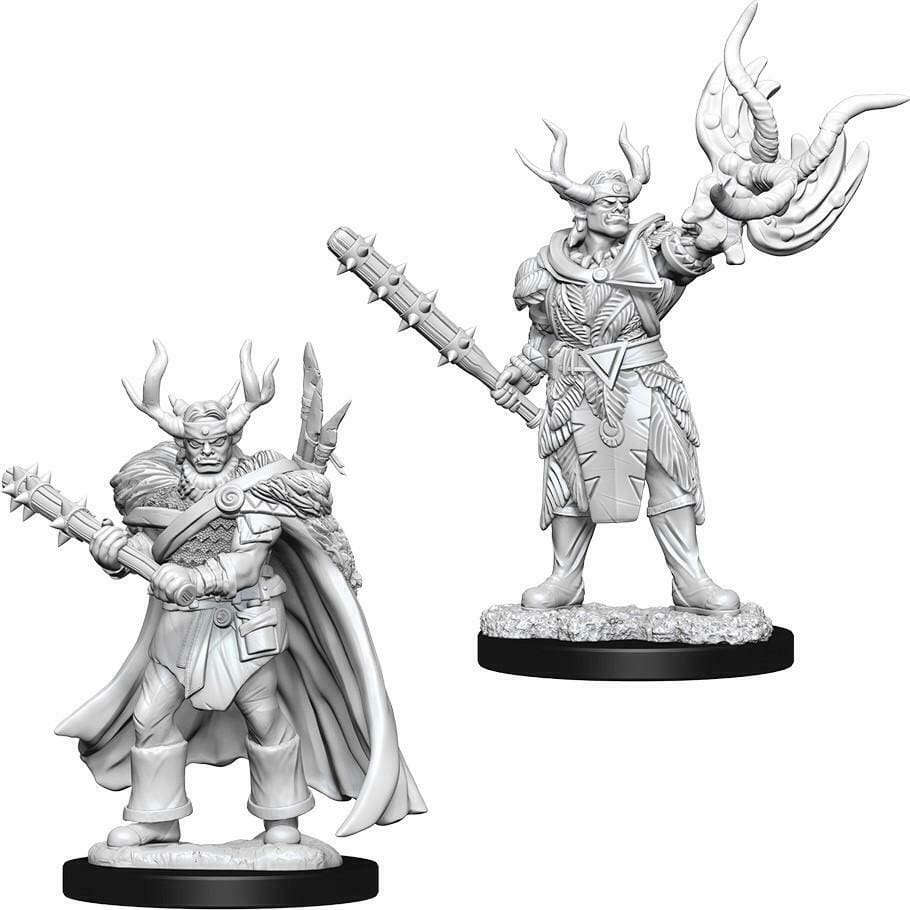 Pathfinder Unpainted Minis - Half-Orc Male Druid ( 73853 )