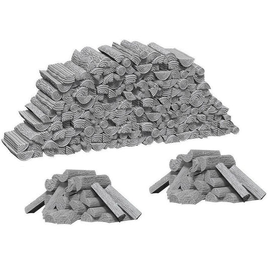 Wizkids Unpainted Minis - Piles of Wood ( 73868 )