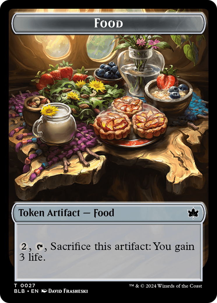 Food // Rust-Shield Rampager Double-Sided Token [Bloomburrow Tokens]