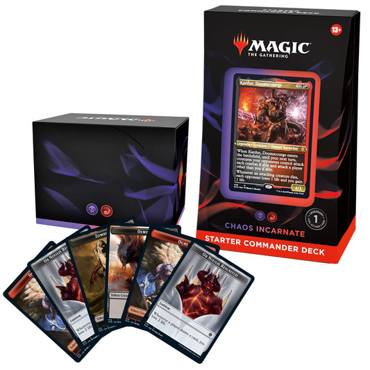 Starter Commander Deck - Chaos Incarnate (Black-Red)