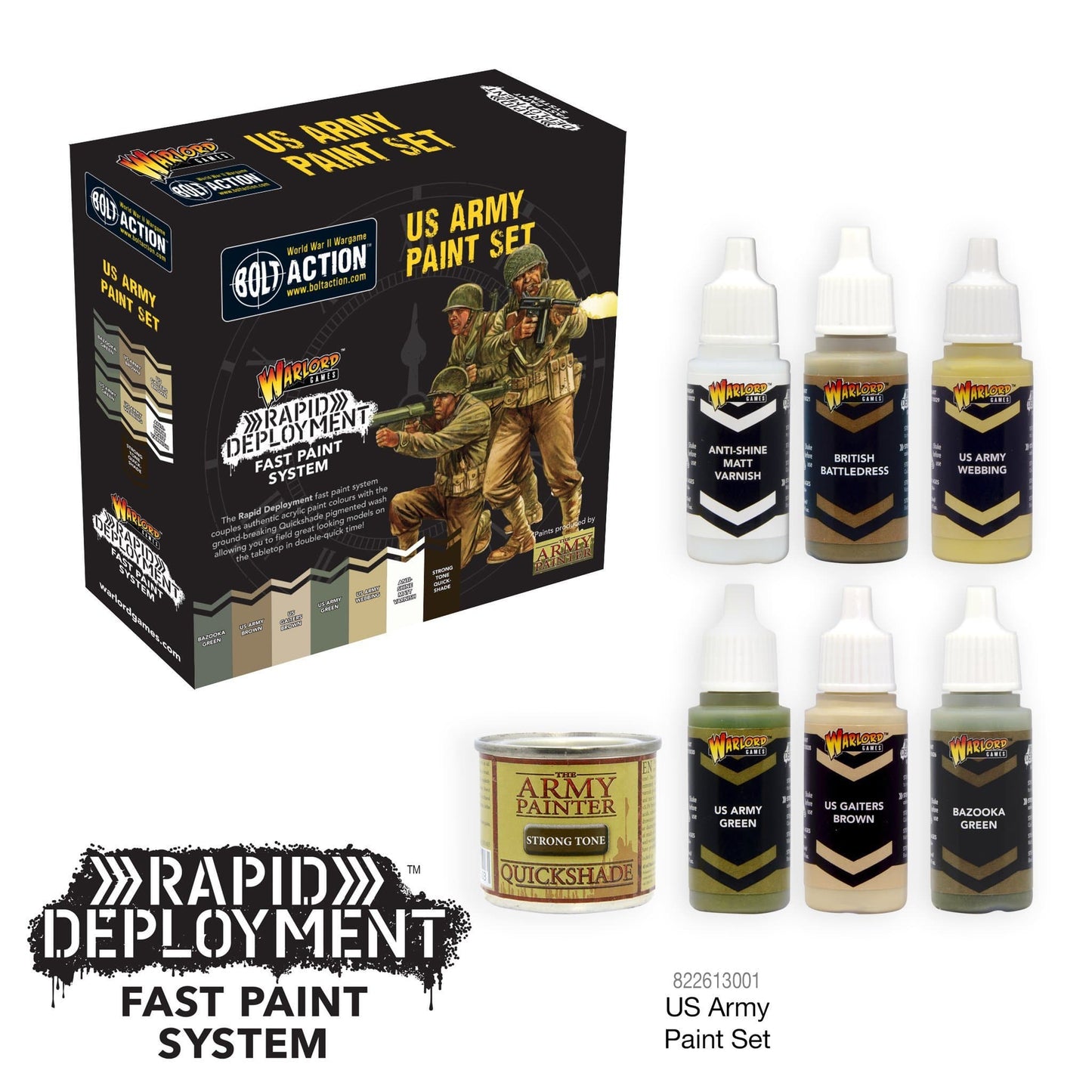 Bolt Action US Paint Set