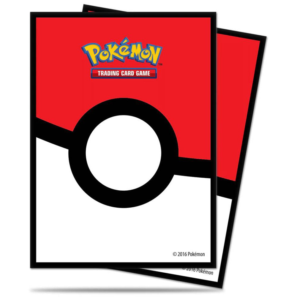 Pokemon Poke Ball Deck Protector Sleeves - Standard Size (65)