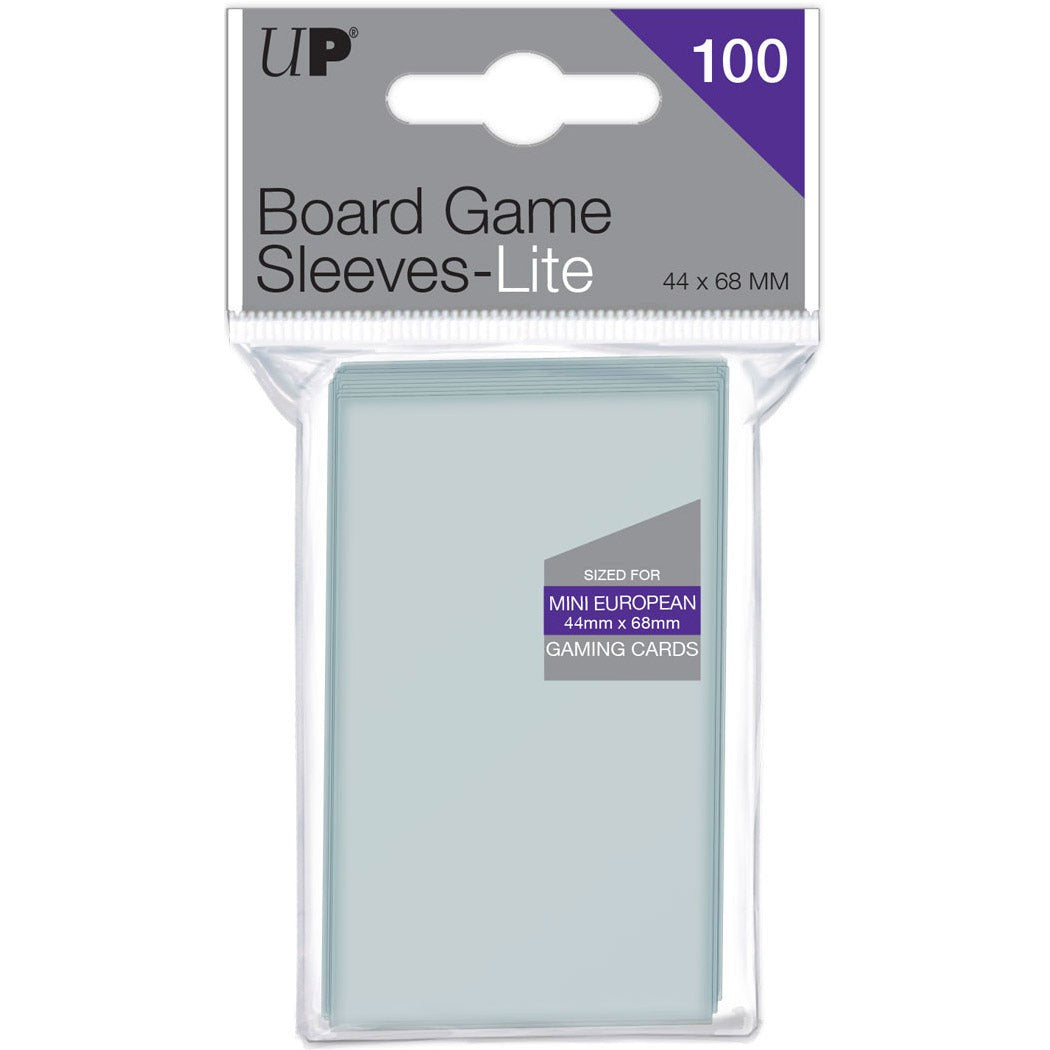 Ultra Pro Lite Board Game Sleeves Clear 100ct