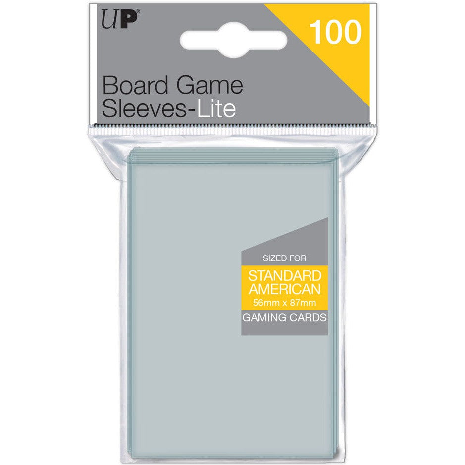 Ultra Pro Lite Board Game Sleeves Clear 100ct