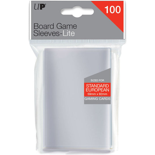 Ultra Pro Lite Board Game Sleeves Clear 100ct