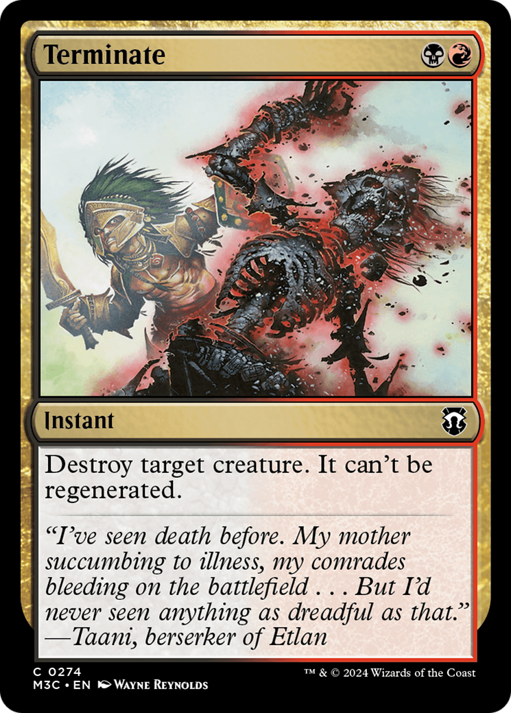 Terminate [Modern Horizons 3 Commander]