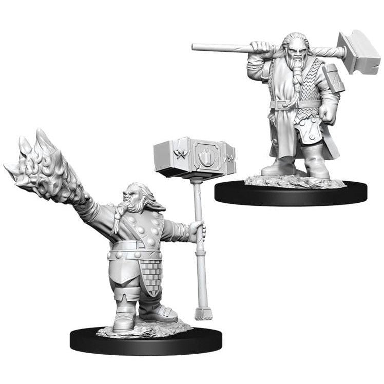 D&D Unpainted Minis - Dwarf Male Cleric ( 90003 )