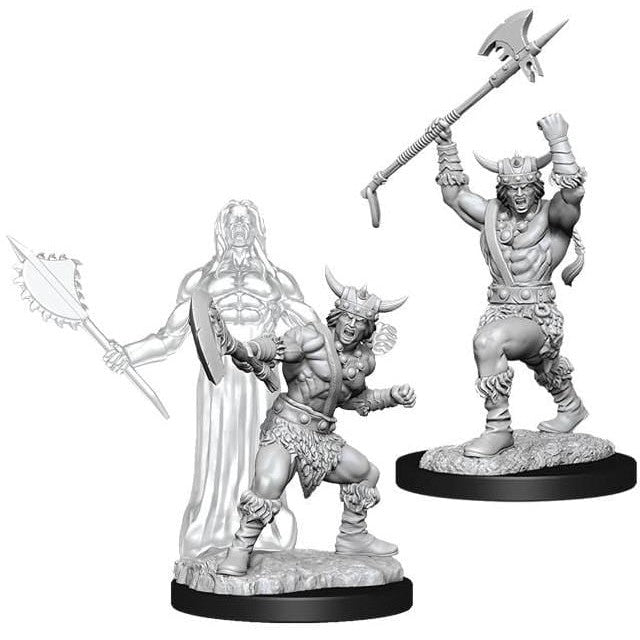 D&D Unpainted Minis - Human Male Barbarian ( 90007 )