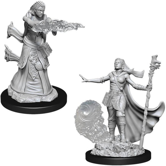 D&D Unpainted Minis - Human Female Wizard ( 90012 )